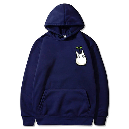Harajuku Long Sleeve Totoro Graphic Hoodie