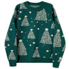 Womens Christmas Tree Sweater Red Pullover Knit Cozy Holiday Casual