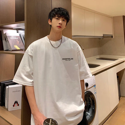 Summer Tee Shirts For Men Big Size Male Print Clothes