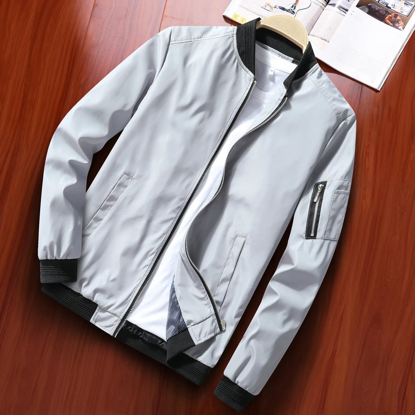 New Men’s Windproof Jacket Casual Multi Pocket High Quality