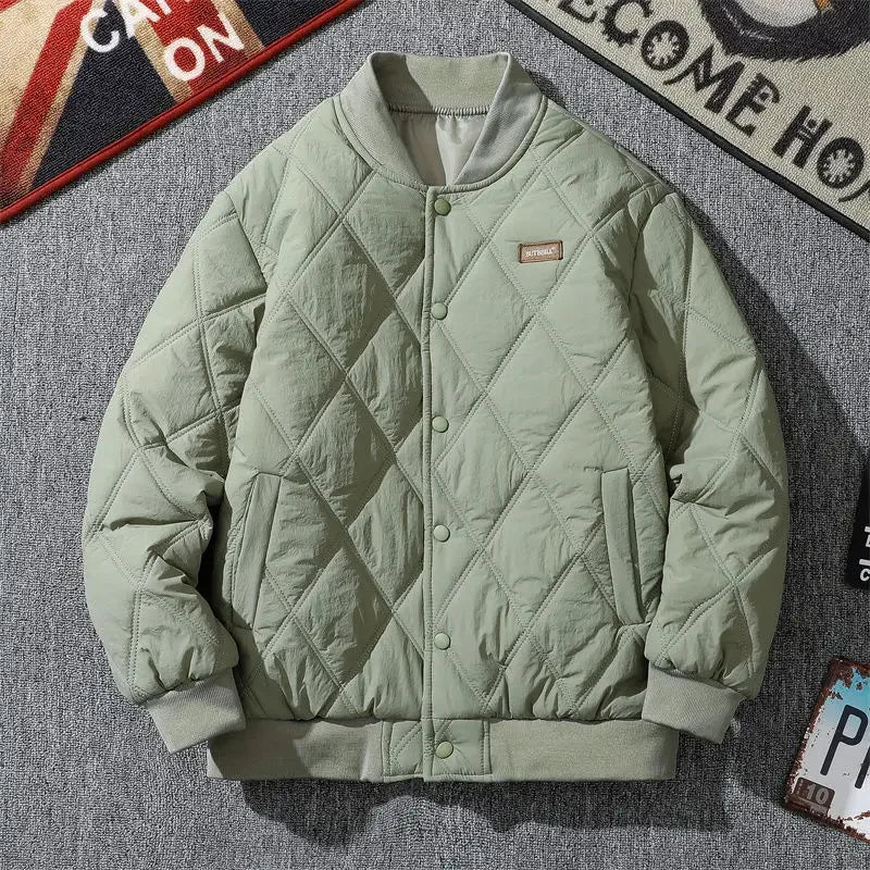 Men’s Stylish Baseball Bomber Jacket Casual Warm Korean Reviews