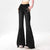 Womens Y2K Flare Jeans High Waist Wide Leg Retro Punk
