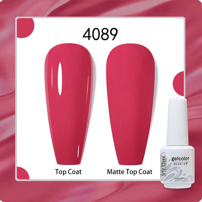 8ml Pure Color Gel Nail Polish Nail Art Manicure Semi Permanent