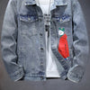 2024 Fall Cowboy Denim Jacket Men’s Versatile Loose Casual Top