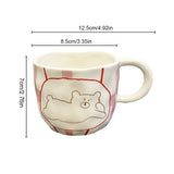 Cute Bear Ceramic Mug Porcelain Coffee Cup