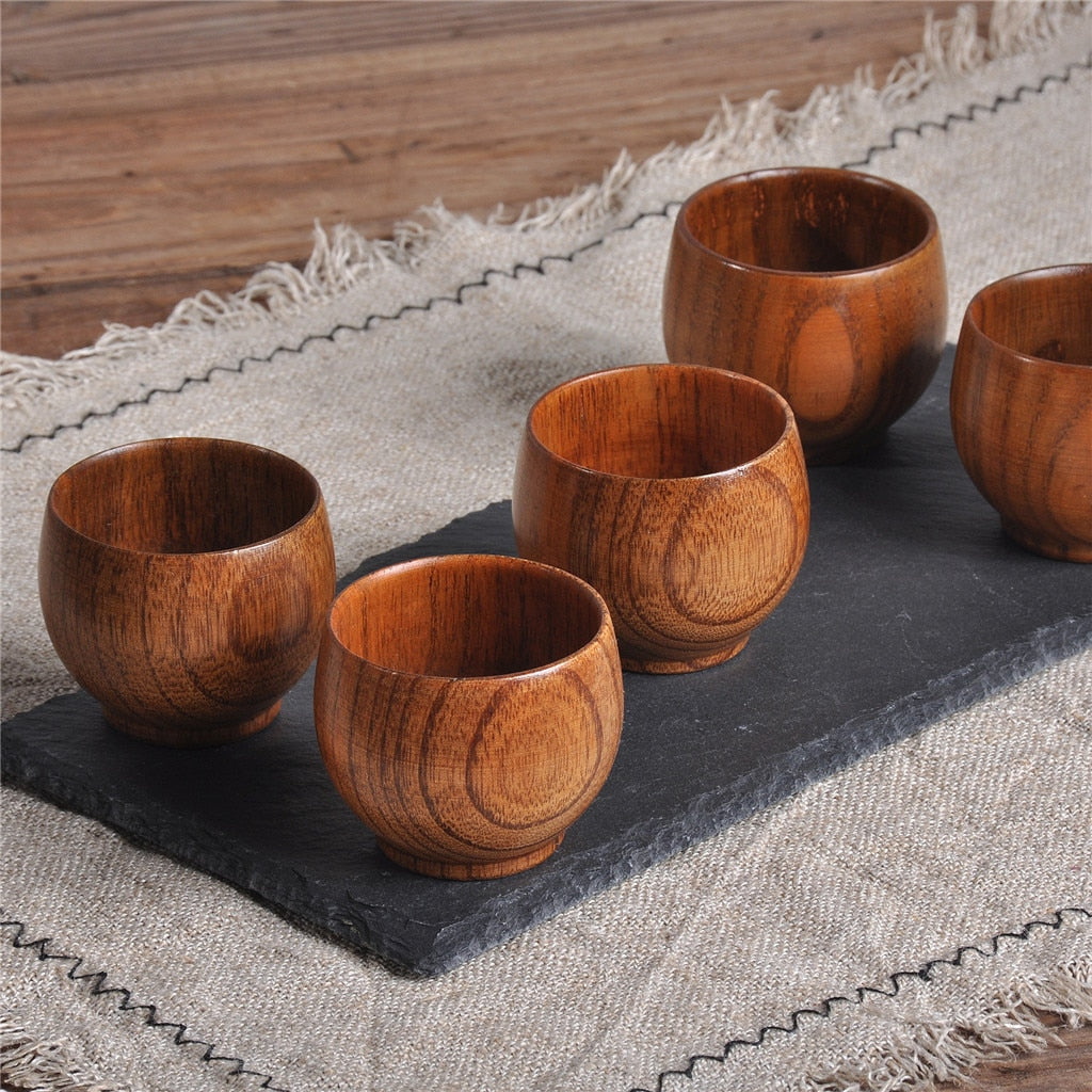 Big Belly Cups Jujube Wood Cup Handmade Natural Wooden