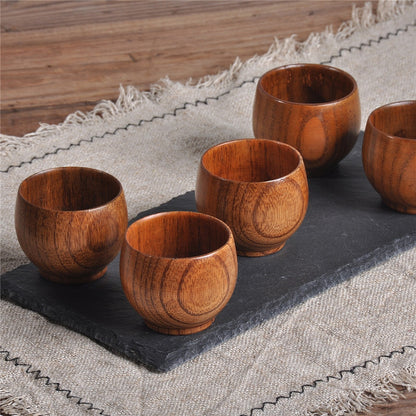 Big Belly Cups Jujube Wood Cup Handmade Natural Wooden