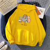 Hoodie Frauen Cartoon Lustige Die Katze Harajuku Streatwear