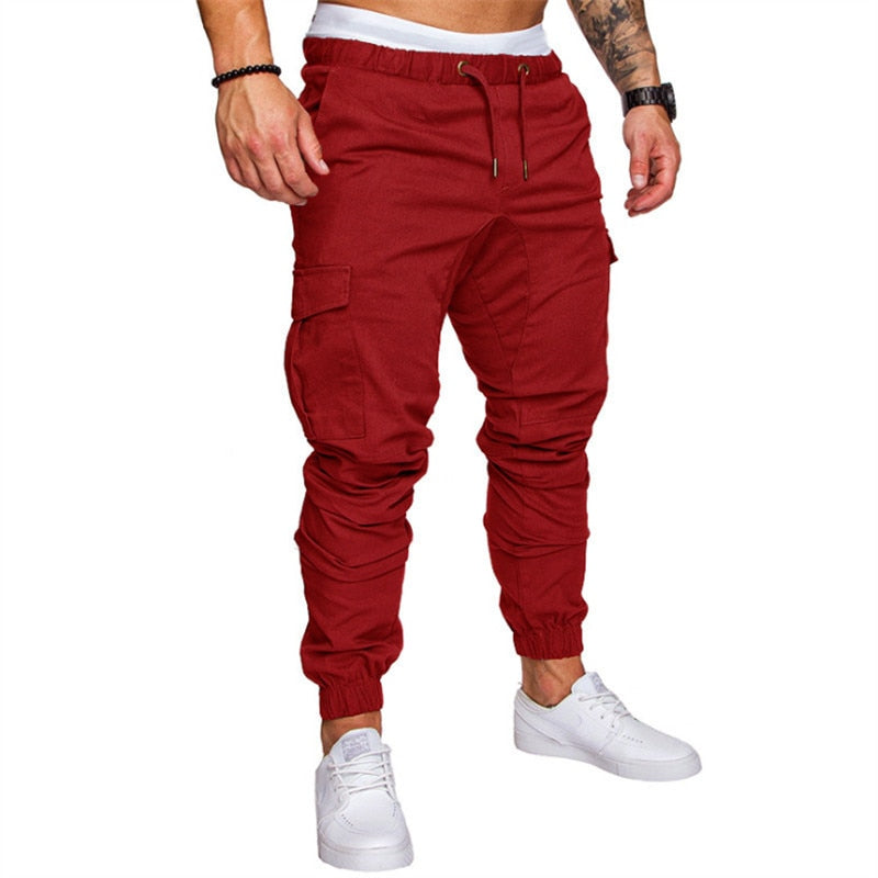 Casual Männer Hosen Harem Pantalones Mode Große Tasche Hip Hop