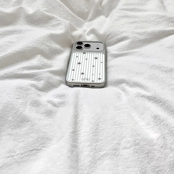 Star Stripe iPhone Case Cute Y2K Resin 12 13 14 15 16 Pro Max