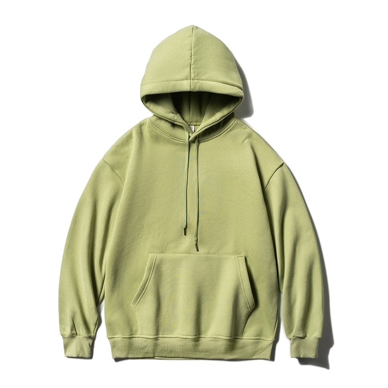 Woman Hoodies Oversized Solid Korean Pullovers