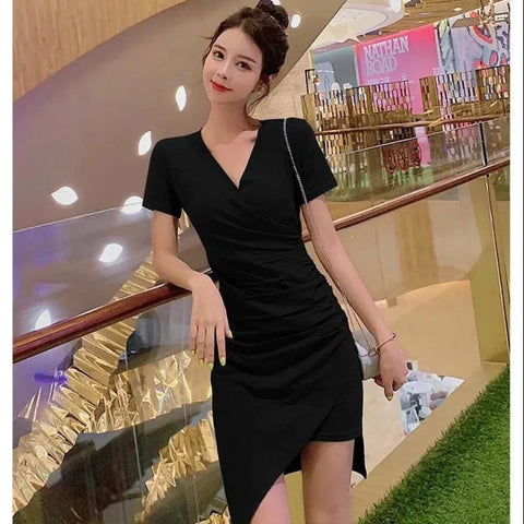 2024 Sexy Temperament Dresses for Women Slim Fit and Slim Sexy Wrap