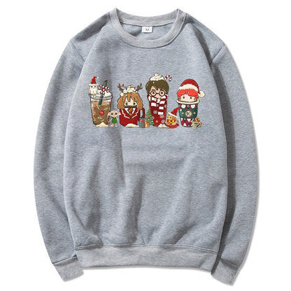 Weihnachts-Sweatshirt, magischer Zauberer-Schulpullover