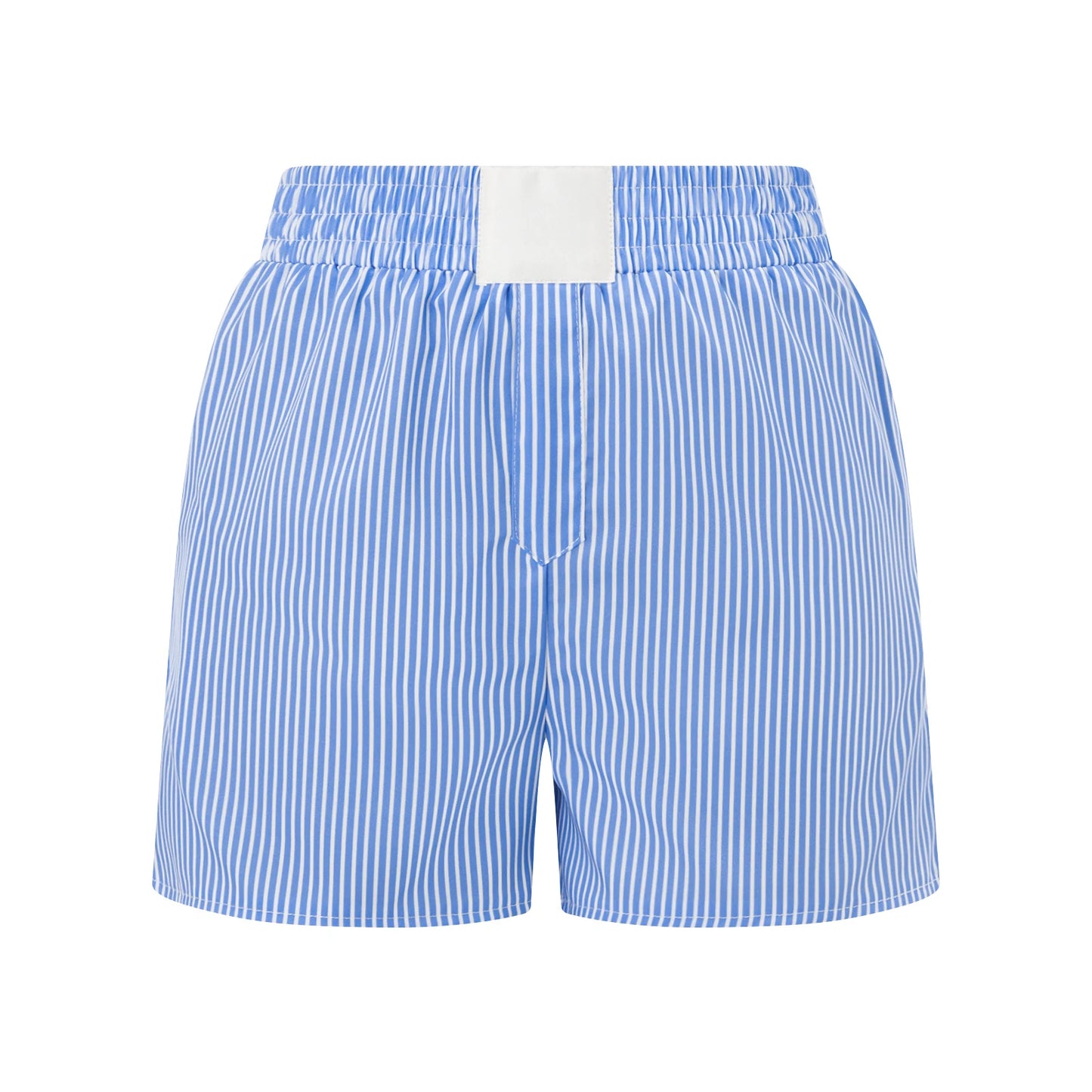 Women's Casual Shorts Stripe High Elastic Waist Loose Short Pants Summer