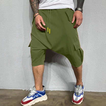 Casual Sweatpants For Men Hip Hop Trend In America Loose Solid Street Sports