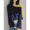 Womens Cowl Neck Sweater Oversized Pullover Layering Top Spring Fall