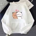 Hoodie Frauen gedruckt Cartoon Panda Bär Harajuku Unisex