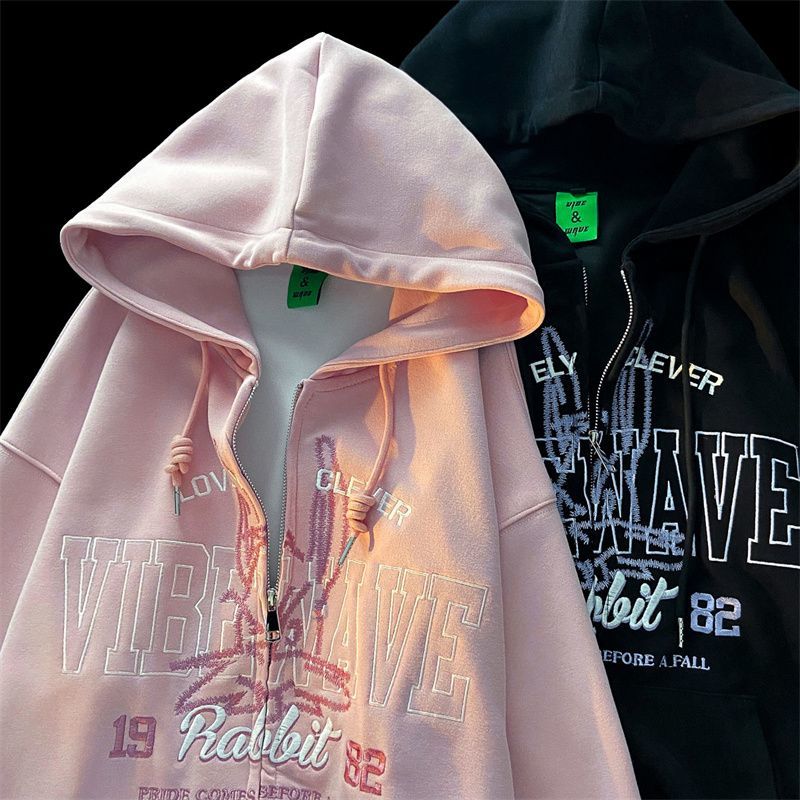 Loose hoodie long sleeve Punk Hoodie top female