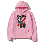 Streetwear Falling in Reverse Cat Graphic Hoodie