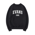 Chris Evans 1981 Graphic Long Sleeve Pullovers for Women