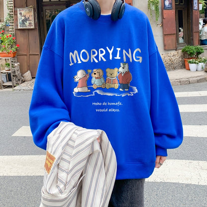 Men Hoodies Oversize For Casual Wear Funny Anime