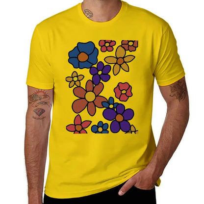 Flower Doodle Graphic Aesthetic T-Shirt