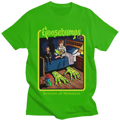 Vintage Goosebumps Horror Anime Men Women T-Shirt
