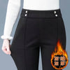 Womens Flared Pants High Waist Wool Blend Fall Wide Leg Trousers