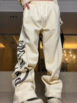 2024 Oversized Women Harajuku Sweat Pant