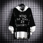 Hoodies Männer Brief Graffiti Print Casual Y2k