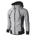 Herren Kapuzenpullover, lässige Fleece-Mäntel, Bomberjacke, Schalkragen