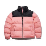 Men Winter Fluffy Puffer Jacket Thick Warm Streetwear Coat