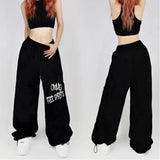 Street Style Brief Print Jogginghose Frauen Hip-Hop Mode Frauen Hosen 