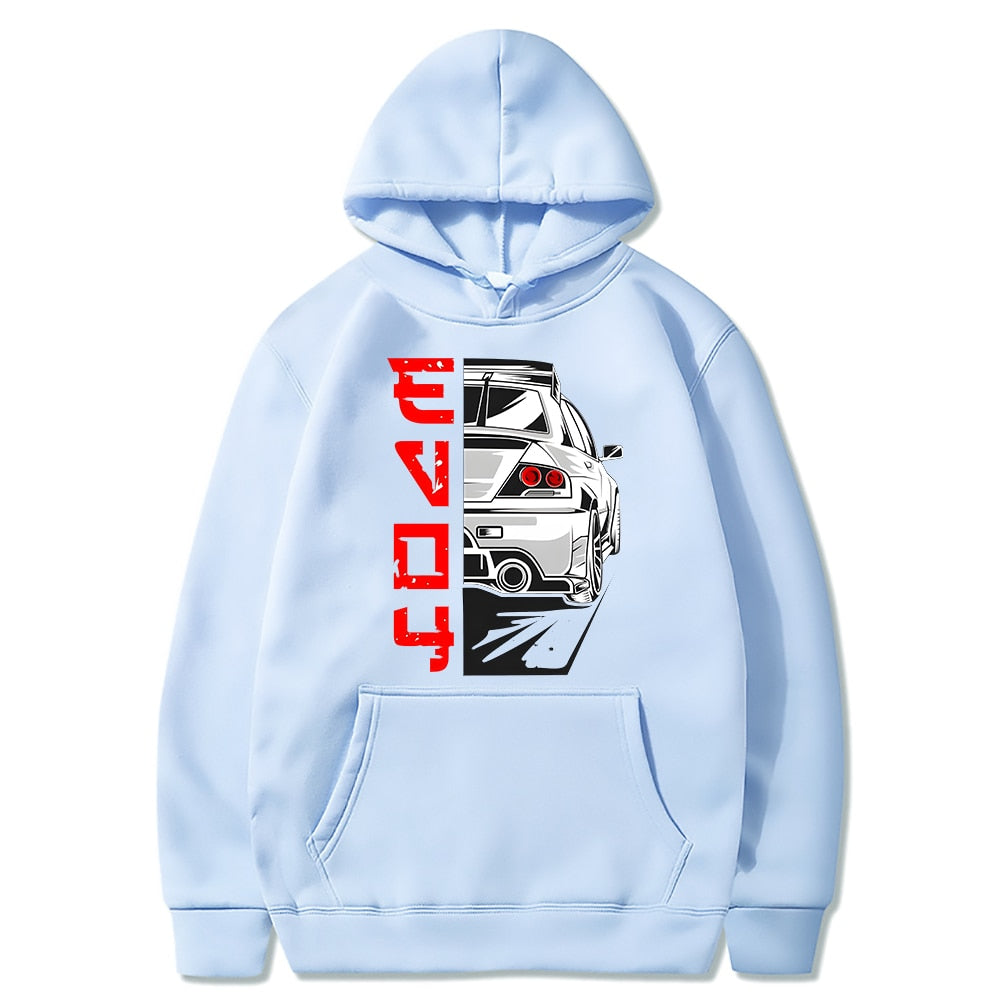 Männer Hoodie Harajuku Cartoon Anime Kawaii Auto Casual