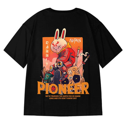 Männer Streetwear Harajuku Oversize T Shirt Cartoon Anime