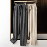 Cashmere Sweatpants Women Autumn Winter