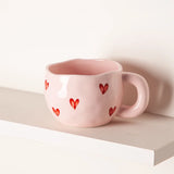 Ceramic Water Cup: Cute Home Mug for Couples and Offices