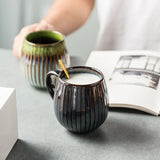 480ml Japanischen stil Ofen Glasur Kaffeetasse Tasse Büro Haushalt Frühstück Milch