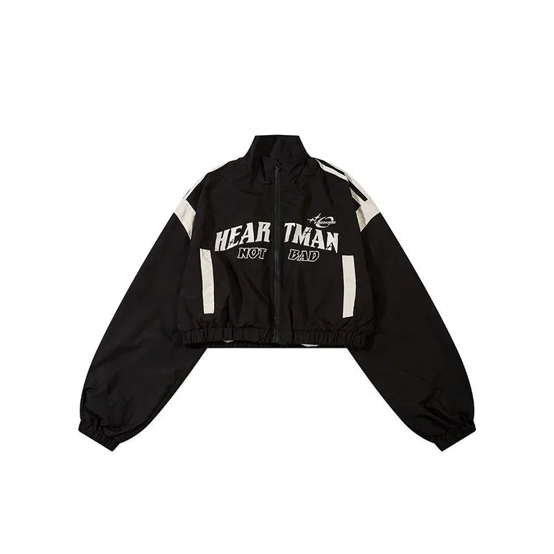 American Gothic Retro Women's Street Baseball Jacket Autumn Winter