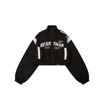 American Gothic Retro Women's Street Baseball Jacket Autumn Winter