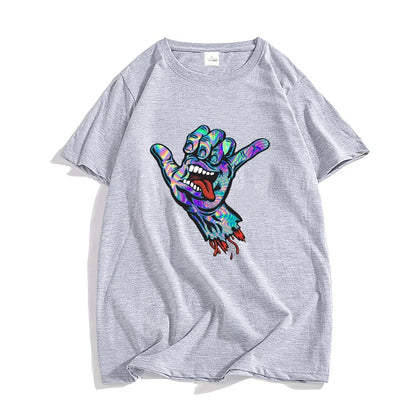 SantaCruz Strange Graphic 100% Cotton Shirts Prevalent Y2k