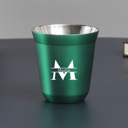 Stainless Steel Espresso Cups Double Wall Insulated Cups Coffee Cup