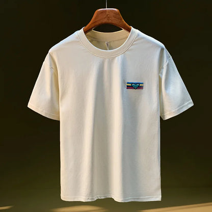 Loose Fit T-Shirt Men’s 2025 – Hand Drawn Print Street Style