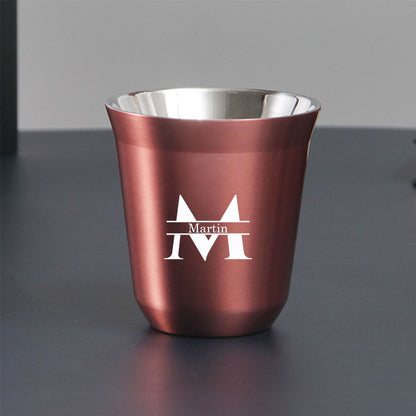 Stainless Steel Espresso Cups Double Wall Insulated Cups Coffee Cup