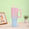 40 oz Tumbler with Handle Straw Lid Insulated Travel Coffee Cup