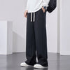 Mens Baggy Cotton Sweatpants Wide Straight Leg Big Size Pants