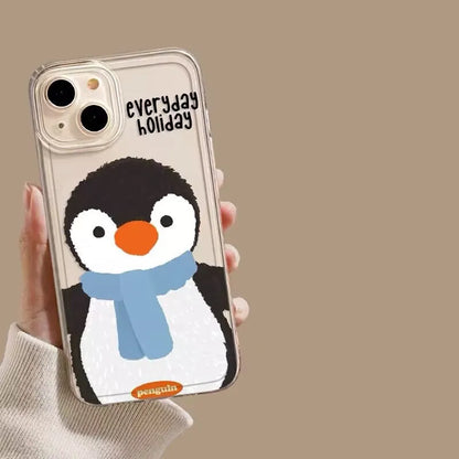 Doodle Angry Cat for Iphone Case Back Cover Clear