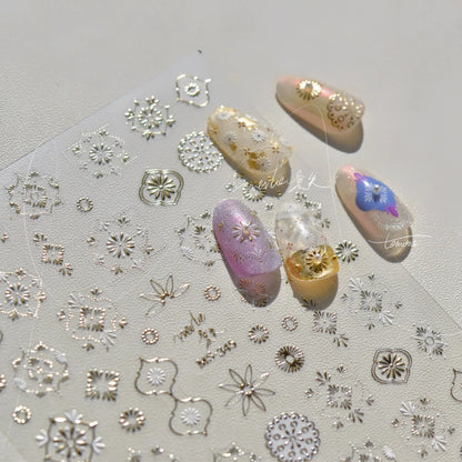 Bronzing Gilded Butterfly Nail Art