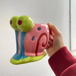 Cartoon Cute Snail Mug: Adorable Ceramic Cup for Kids