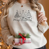 Merry Christmas Tree Sweatshirts Funny Festive